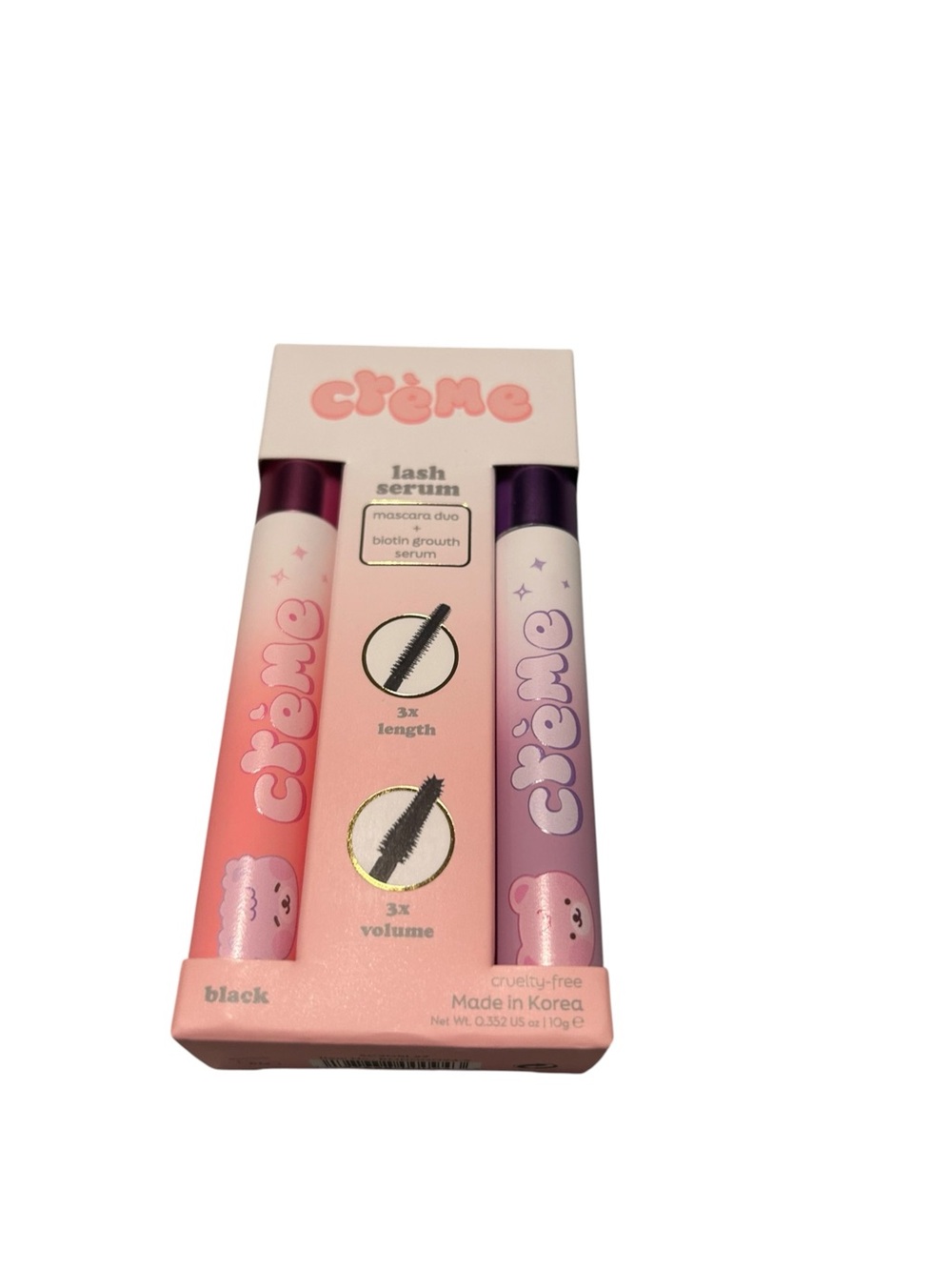 Creme Lash Serum Duo – Pink & Purple Lash Growth Serum
